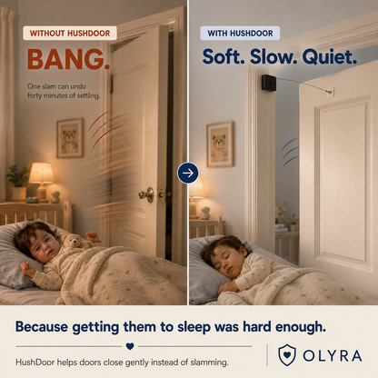Olyra HushDoor V2 — Soft-Close Door Guard