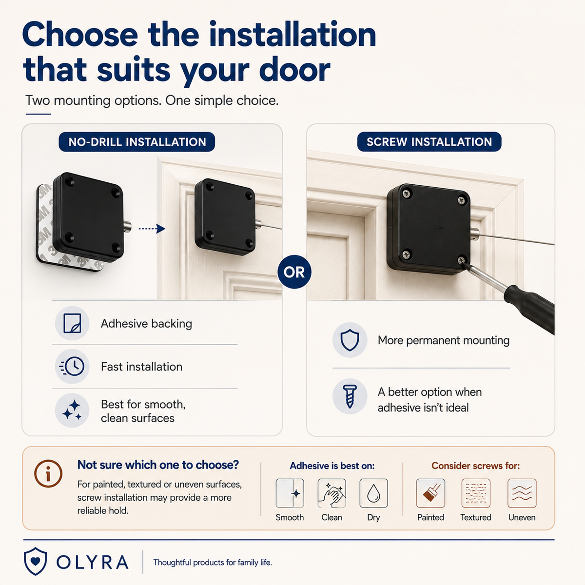 Olyra HushDoor V2 — Soft-Close Door Guard