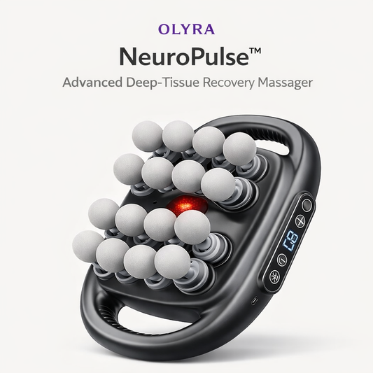 OLYRA NeuroPulse™ Advanced Deep-Tissue Recovery Massager