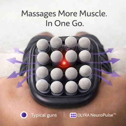 OLYRA NeuroPulse™ Advanced Deep-Tissue Recovery Massager