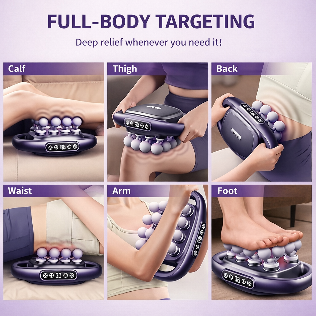 OLYRA NeuroPulse™ Advanced Deep-Tissue Recovery Massager