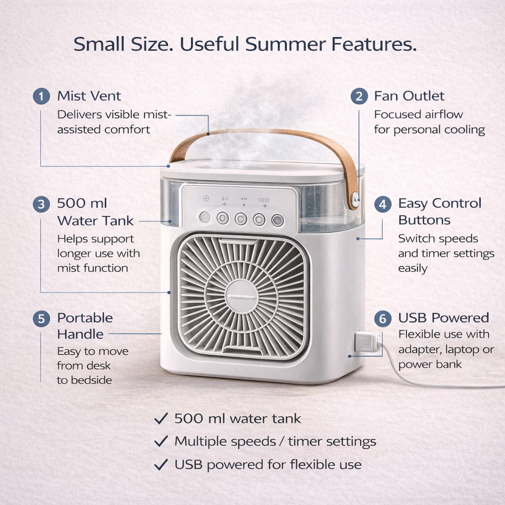 Olyra AeroCool™ Personal Cooling Fan