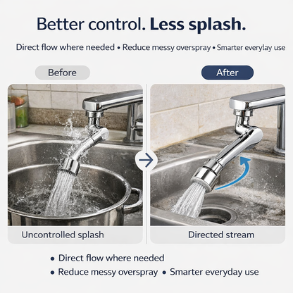 OLYRA AquaFlex – Robotic Arm Faucet Extender