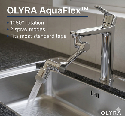 OLYRA AquaFlex – Robotic Arm Faucet Extender